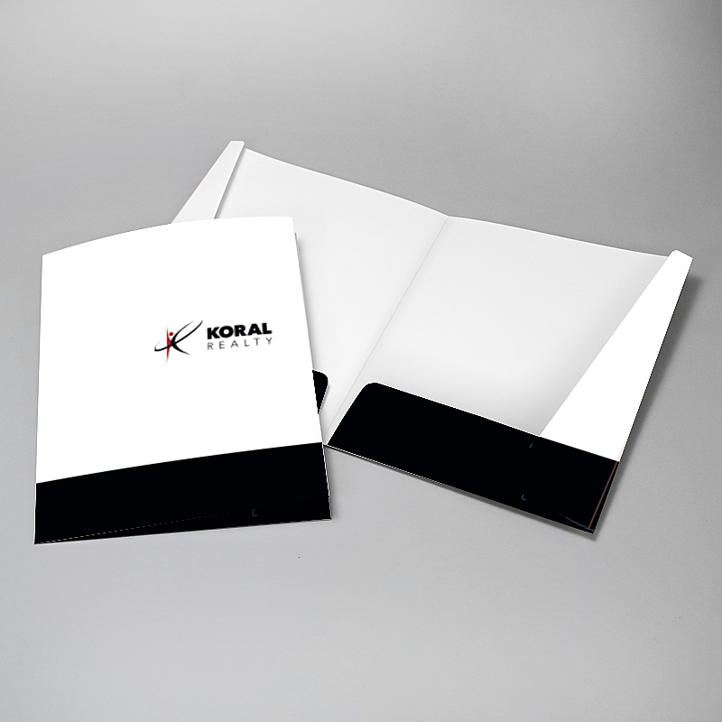 Picture of Glueless Pocket Folder - 8.875" x 11.5"