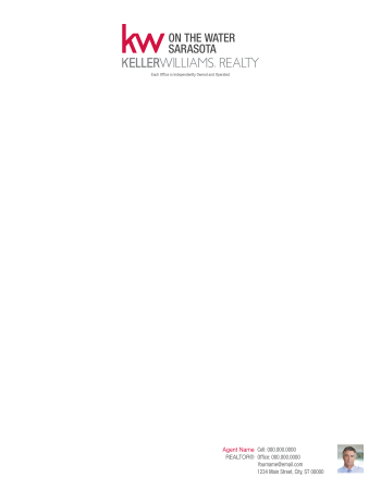 Picture of Keller Williams Realty White 70lb Letterhead