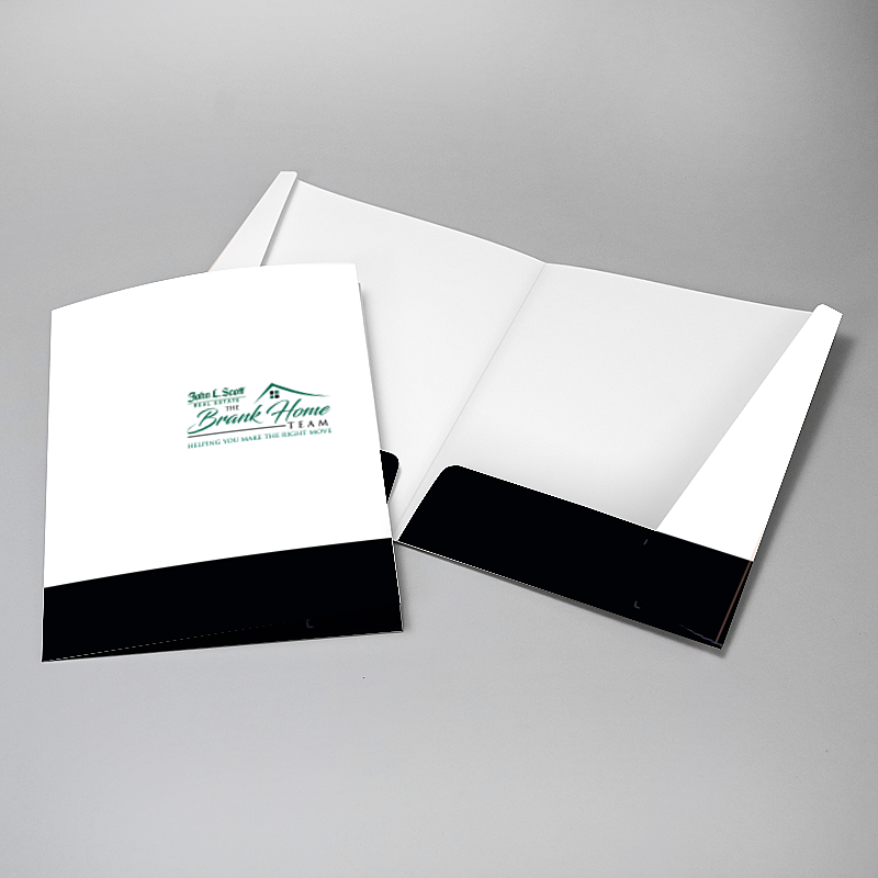 Picture of Glueless Pocket Folder - 8.875" x 11.5"