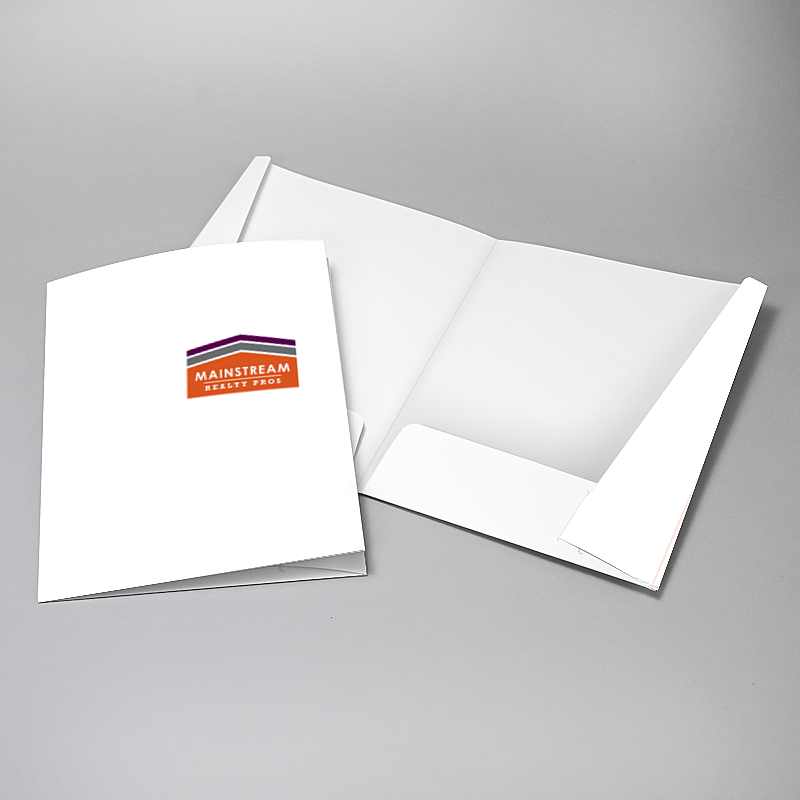 Picture of Glueless Pocket Folder - 8.875" x 11.5"