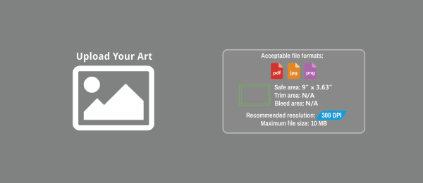 Picture of Your Artwork White 70lb Envelope
