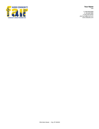 Picture of White 70lb Letterhead