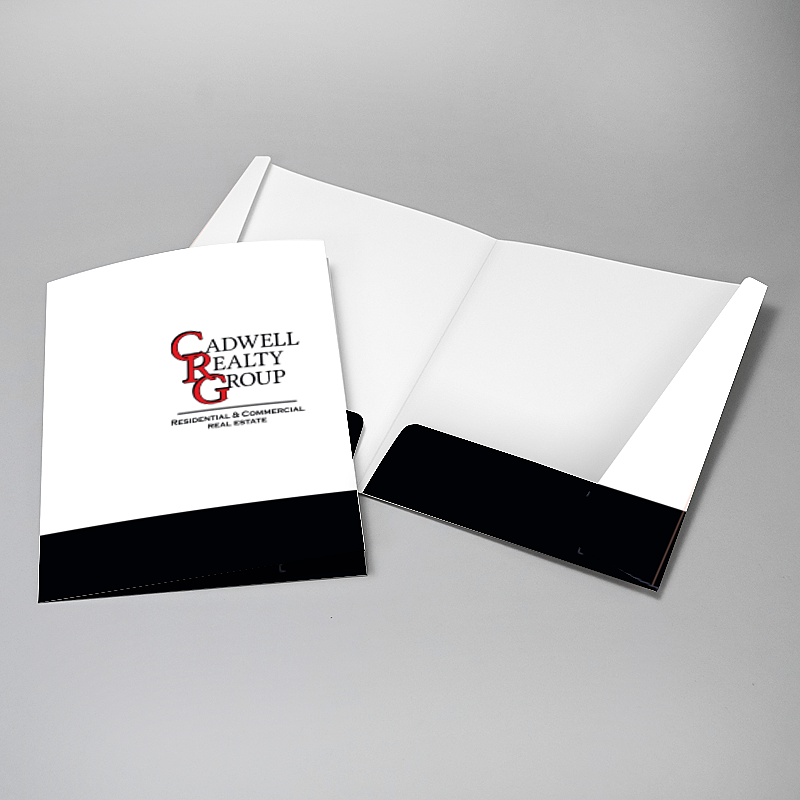 Picture of Glueless Pocket Folder - 8.875" x 11.5"