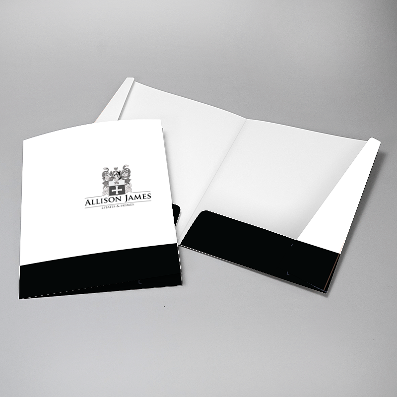 Picture of Glueless Pocket Folder - 8.875" x 11.5"