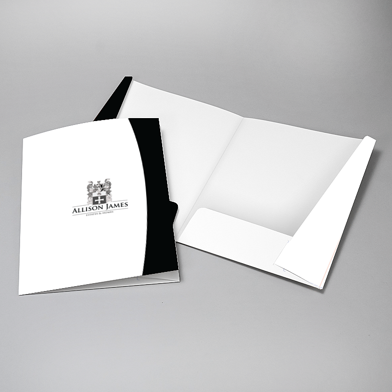 Picture of Glueless Pocket Folder - 8.875" x 11.5"