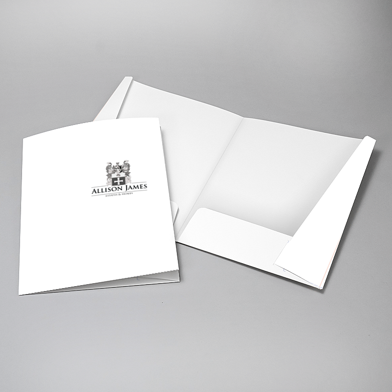 Picture of Glueless Pocket Folder - 8.875" x 11.5"