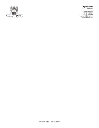 Picture of White 70lb Letterhead