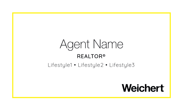 Picture of Weichert Realtors Business Cards