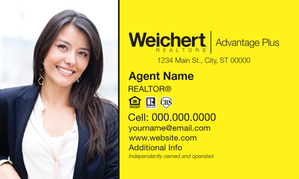 Picture of Weichert Realtors Business Cards