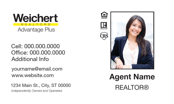 Picture of Weichert Realtors Business Cards