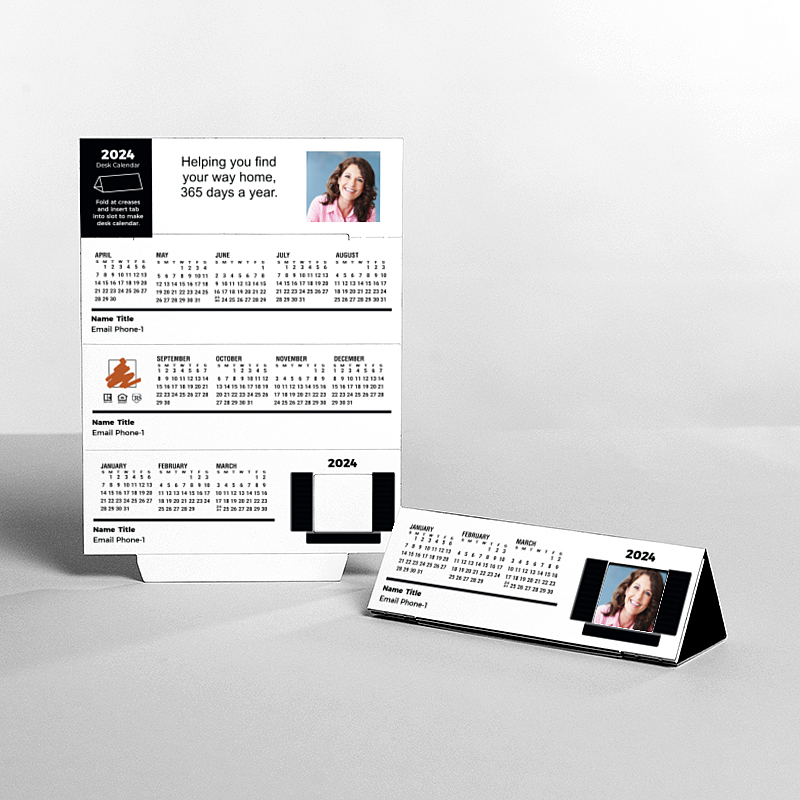 Picture of Custom Tented Desk Calendars - 2025