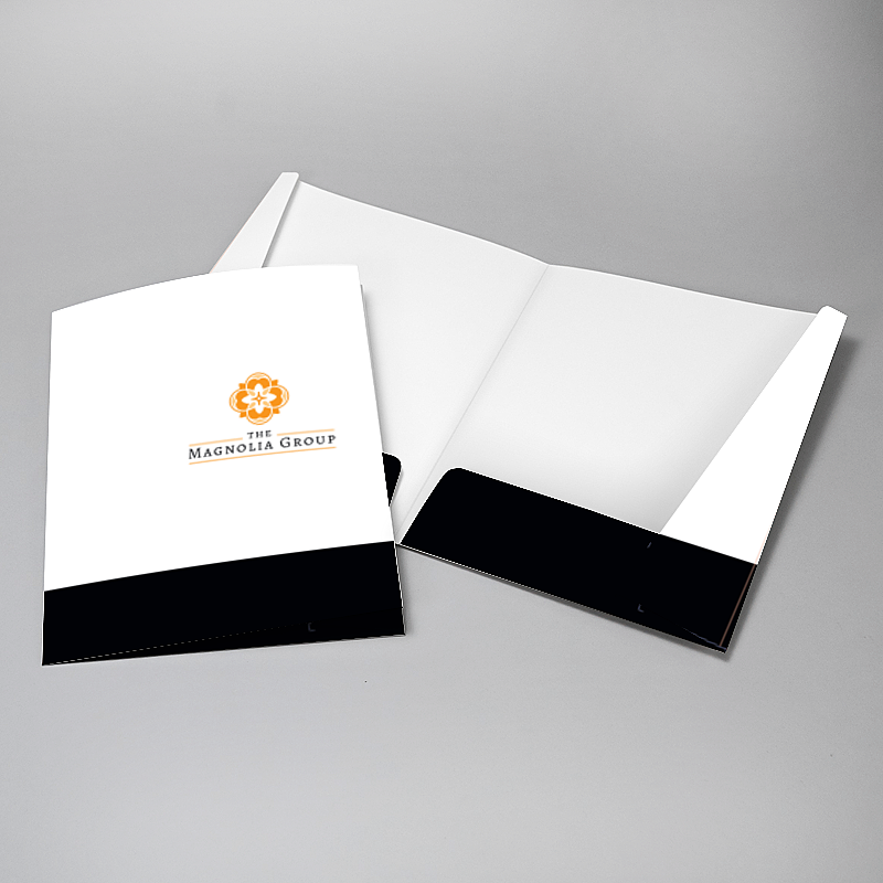 Picture of Glueless Pocket Folder - 8.875" x 11.5"