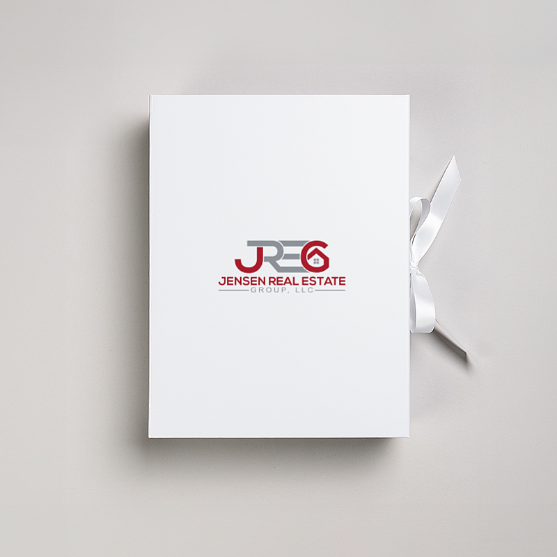 Picture of Magnetic Presentation Box with Ribbon - White