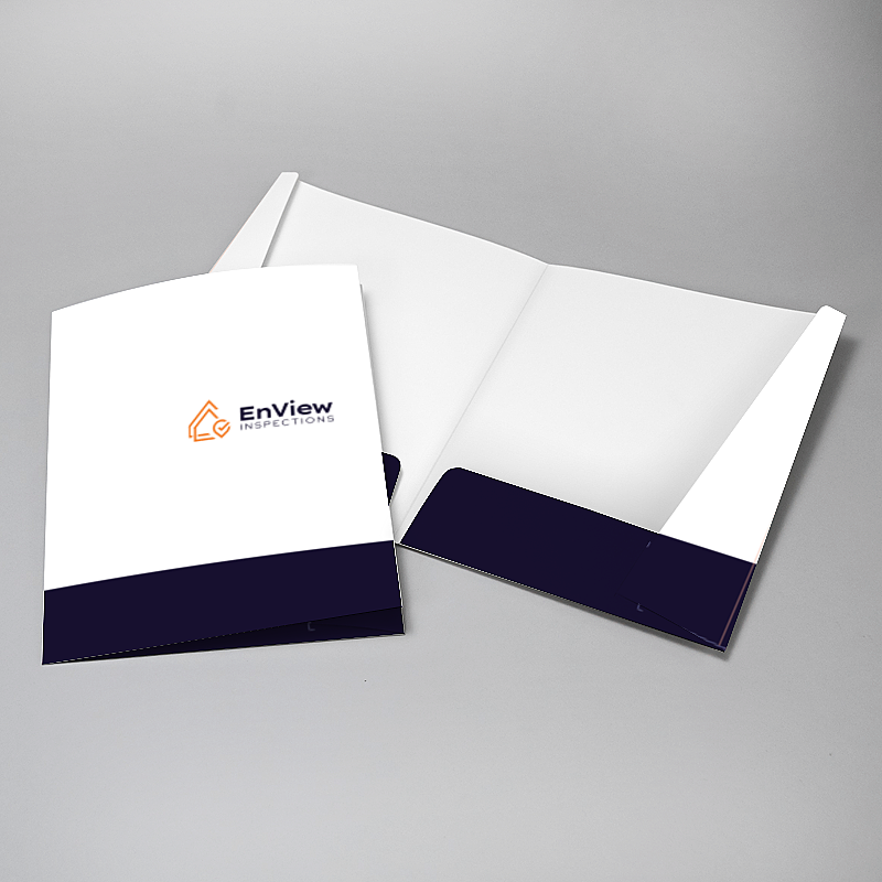 Picture of Glueless Pocket Folder - 8.875" x 11.5"