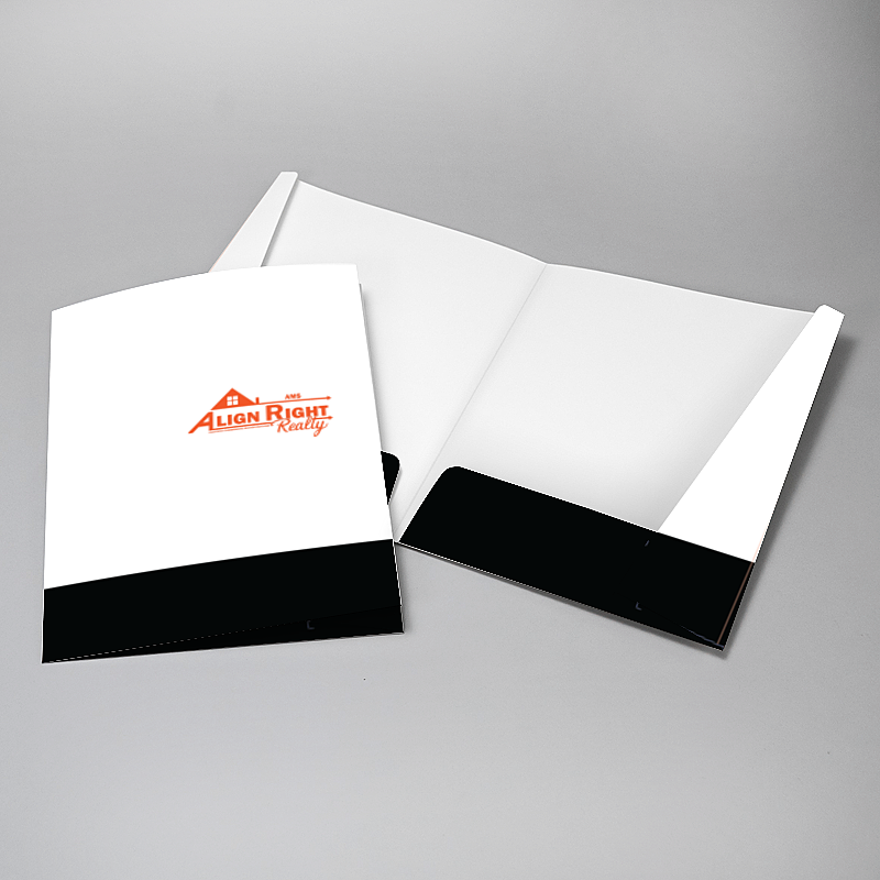 Picture of Glueless Pocket Folder - 8.875" x 11.5"