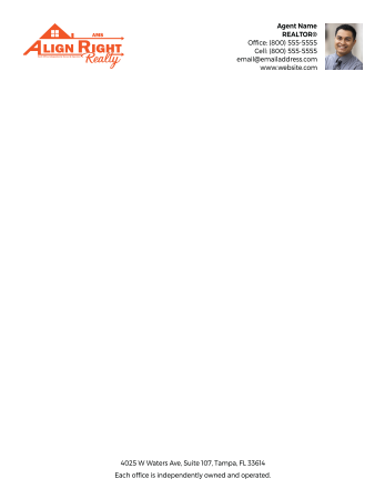 Picture of White 70lb Letterhead
