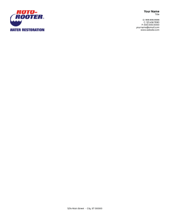 Picture of White 70lb Letterhead