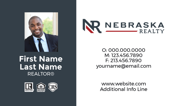 Nebraska Realty, Business Cards, Car Magnets, Name Badges, Note