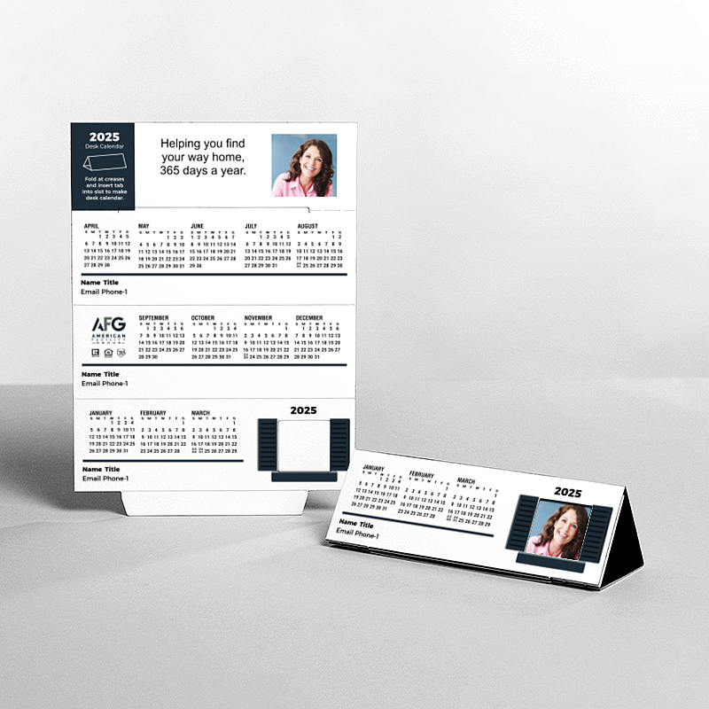 Picture of Custom Tented Desk Calendars - 2025