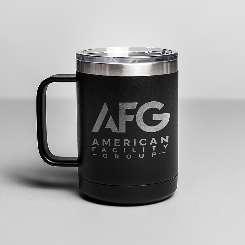 Picture of Black 15 oz. Polar Camel Mug with Slider Lid