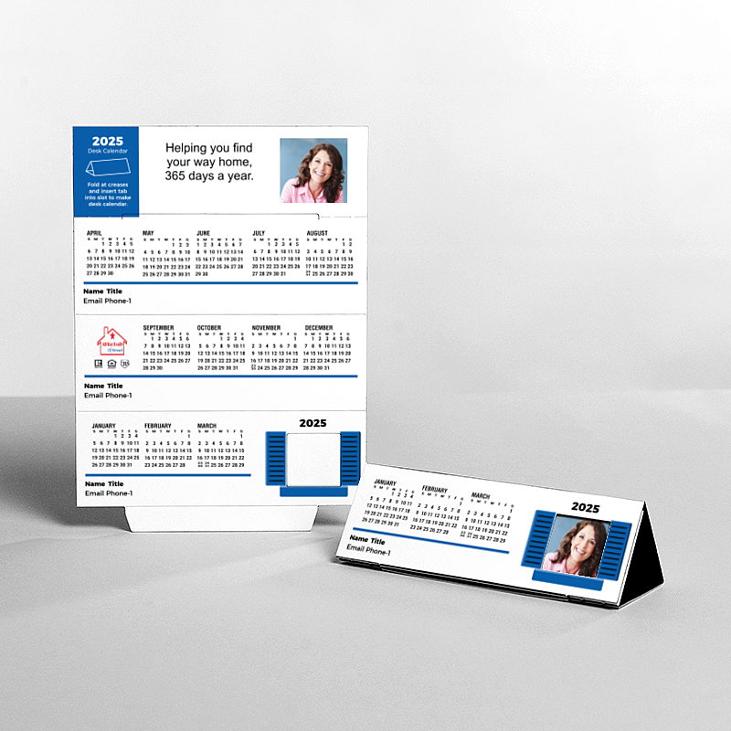 Picture of Custom Tented Desk Calendars - 2025