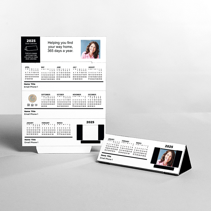 Picture of Custom Tented Desk Calendars - 2025
