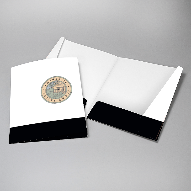 Picture of Glueless Pocket Folder - 8.875" x 11.5"