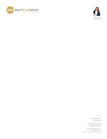 Picture of White 70lb Letterhead