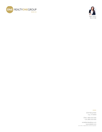 Picture of White 70lb Letterhead