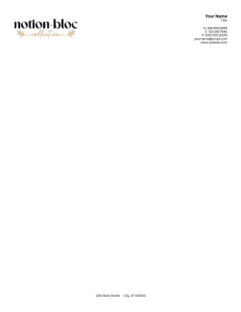 Picture of White 70lb Letterhead