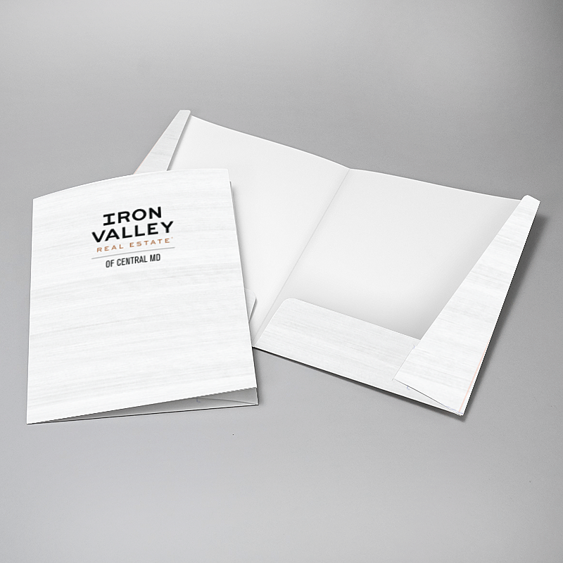 Picture of Glueless Pocket Folder - 8.875" x 11.5"
