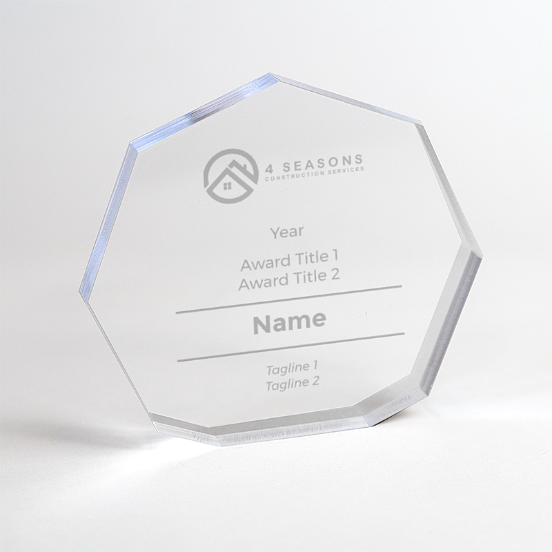Picture of Classic Octagon Award - Large