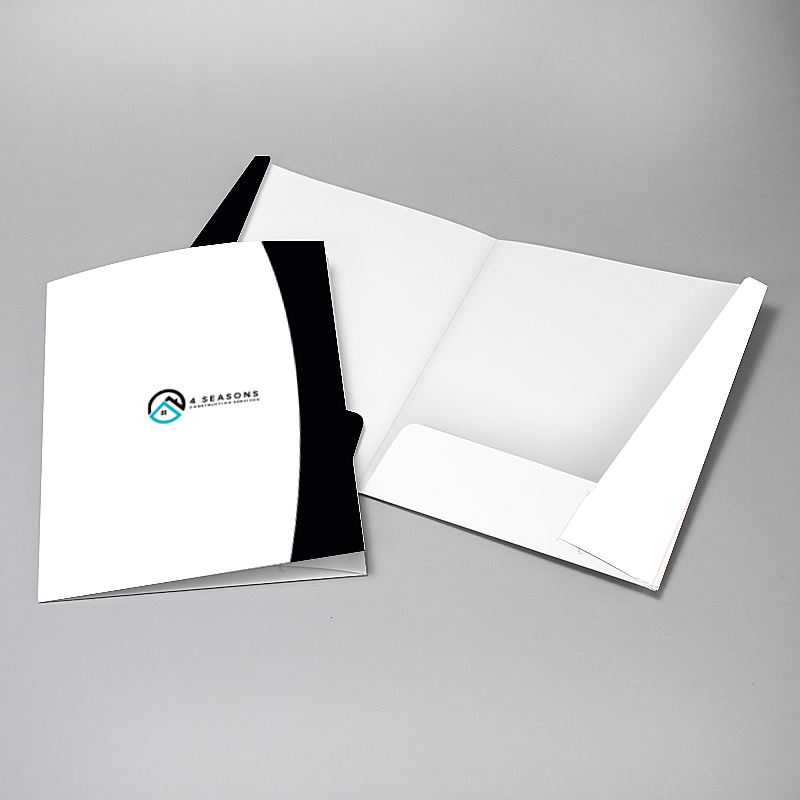 Picture of Glueless Pocket Folder - 8.875" x 11.5"