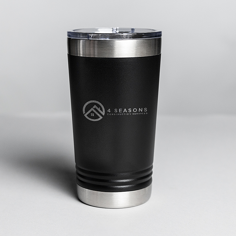Picture of Black 16 oz. Polar Camel Pint with Slider Lid