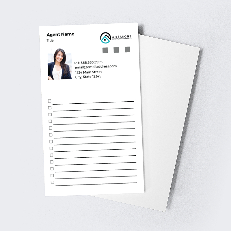 Picture of Custom Every Page Notepads