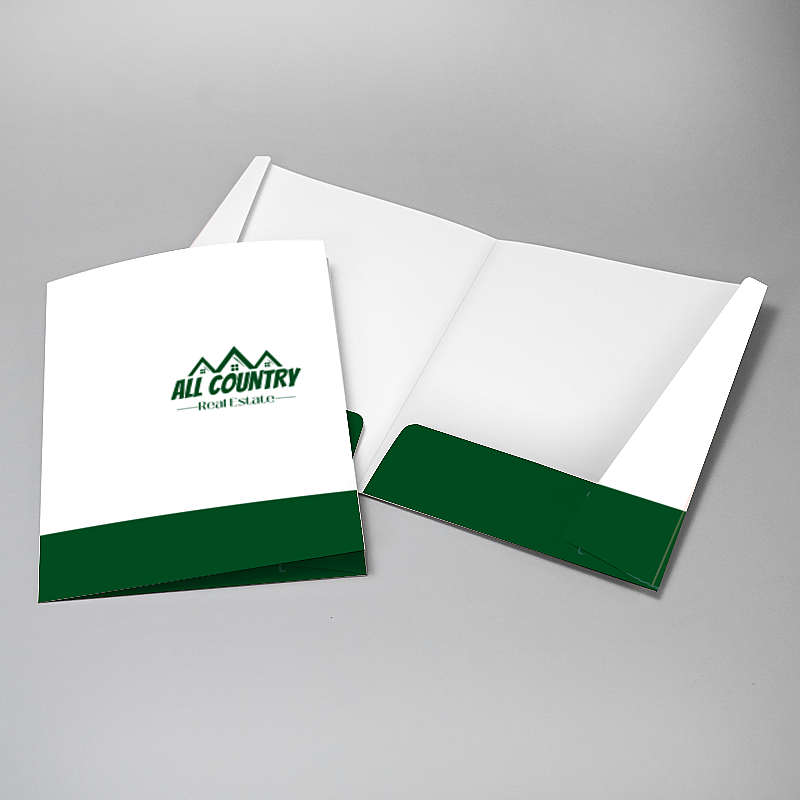 Picture of Glueless Pocket Folder - 8.875" x 11.5"