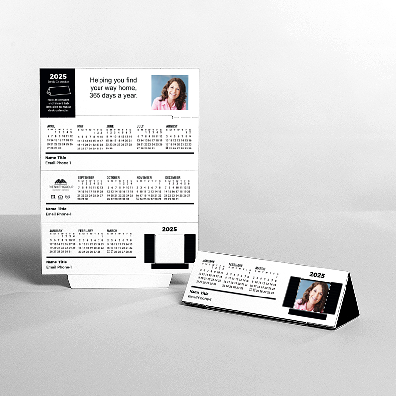 Picture of Custom Tented Desk Calendars - 2025