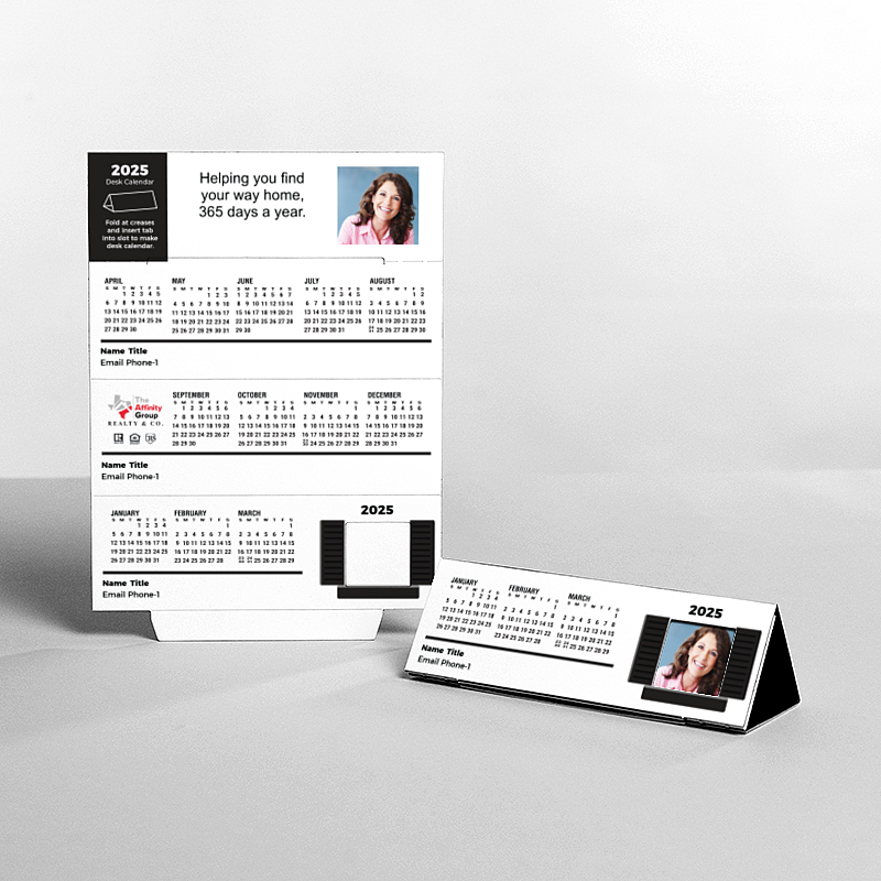 Picture of Custom Tented Desk Calendars - 2025