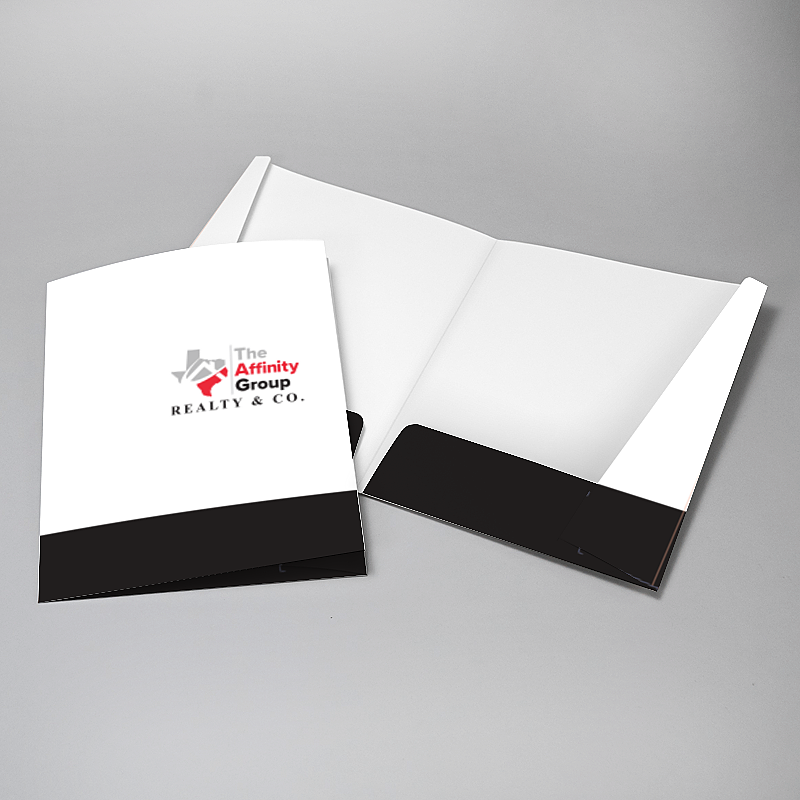 Picture of Glueless Pocket Folder - 8.875" x 11.5"