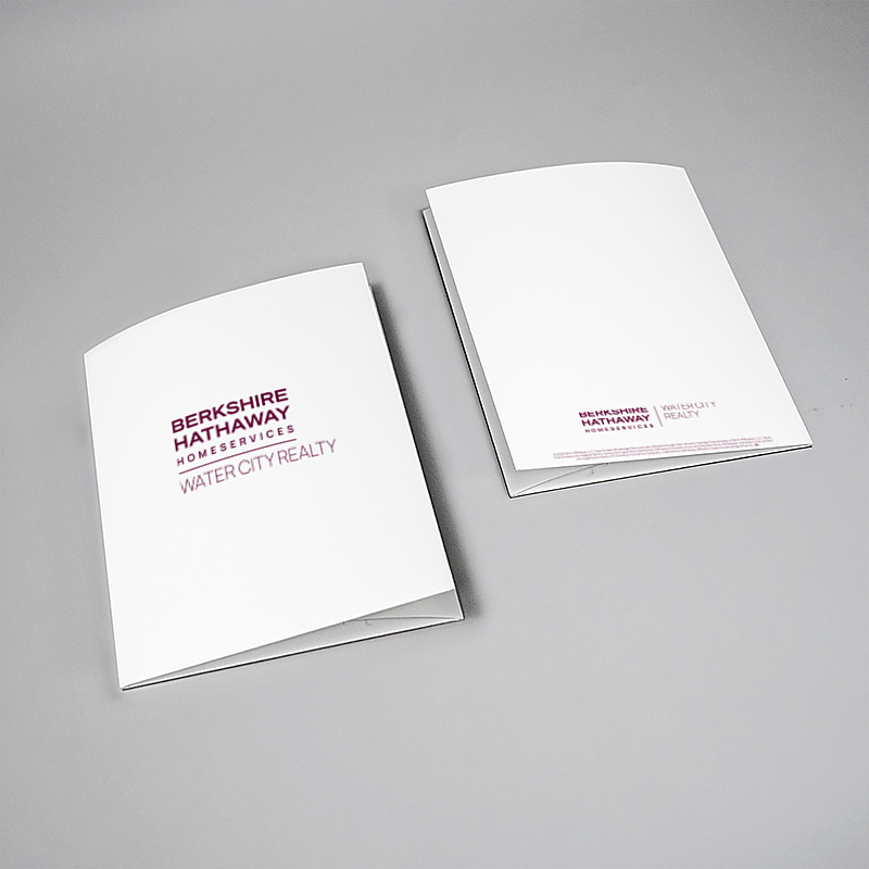 Picture of Glueless Pocket Folder - 8.875" x 11.5"