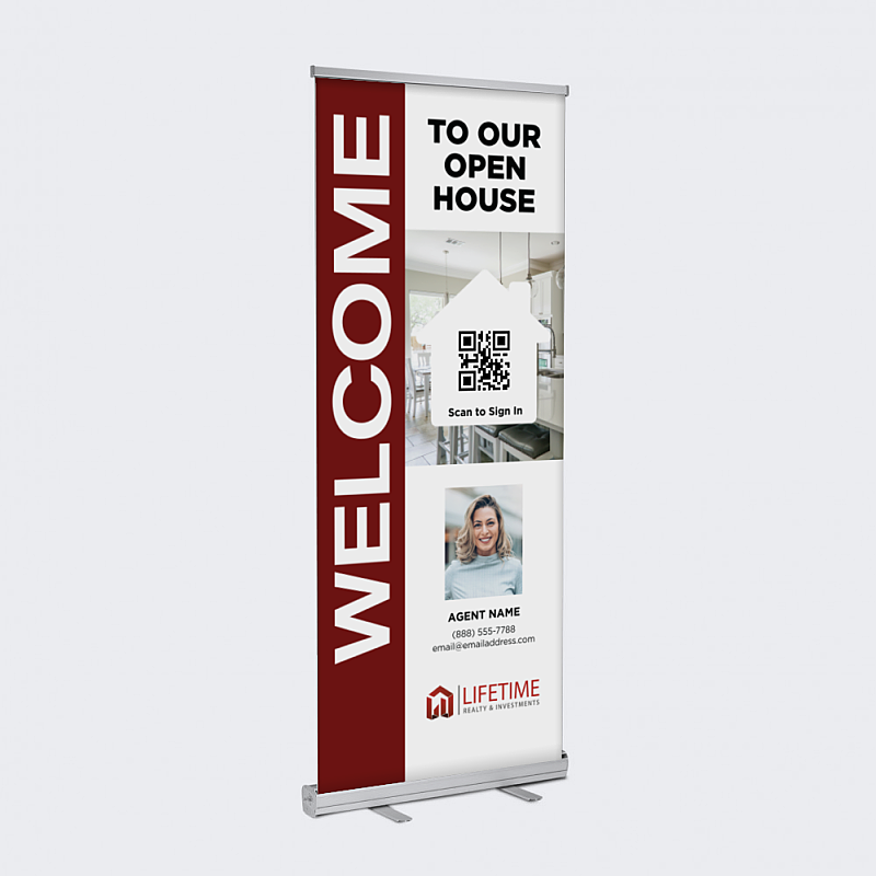 Picture of 33" x 81" Standard Retractable Banner