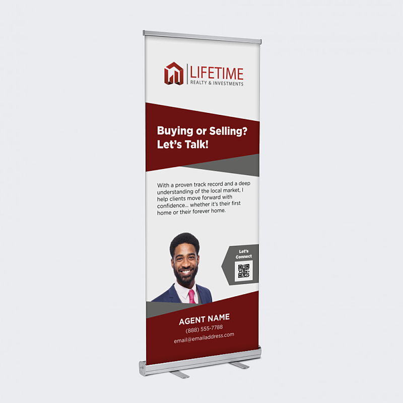 Picture of 33" x 81" Standard Retractable Banner