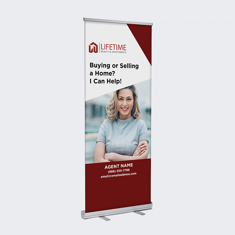 Picture of 33" x 81" Standard Retractable Banner