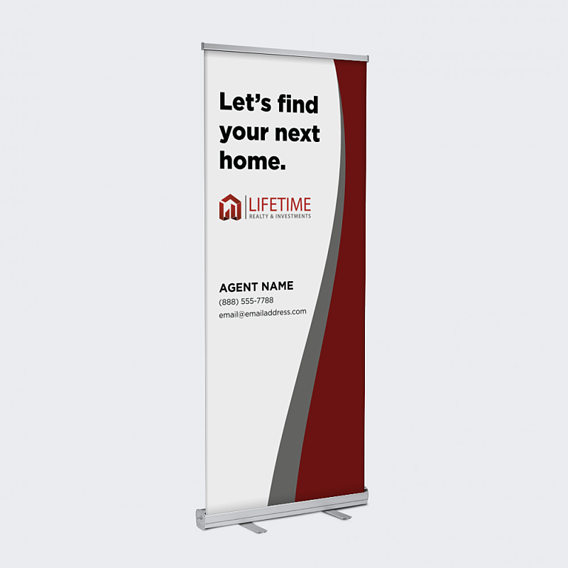 Picture of 33" x 81" Standard Retractable Banner