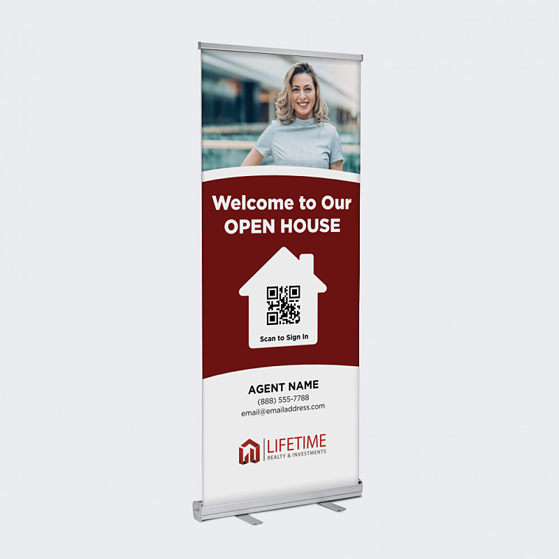 Picture of 33" x 81" Standard Retractable Banner