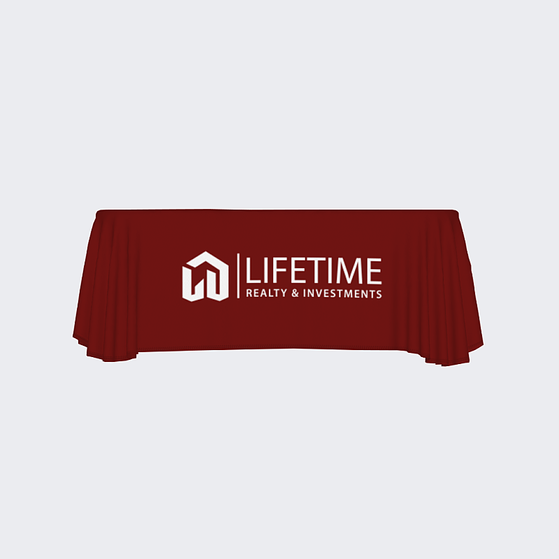 Picture of 6ft Premium Table Throw Wrinkle Free