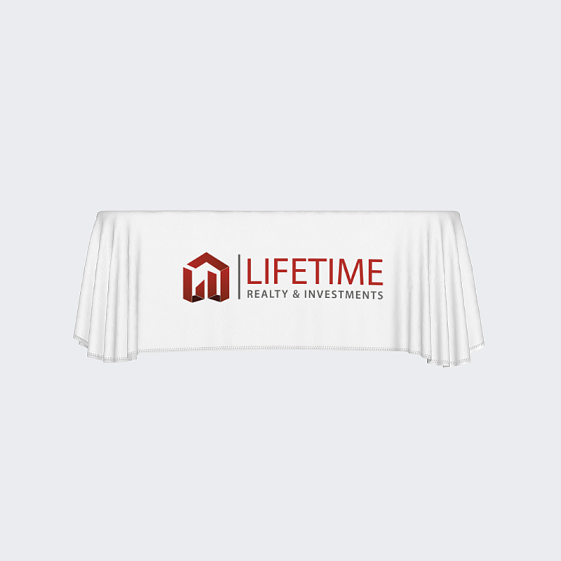 Picture of 6ft Premium Table Throw Wrinkle Free