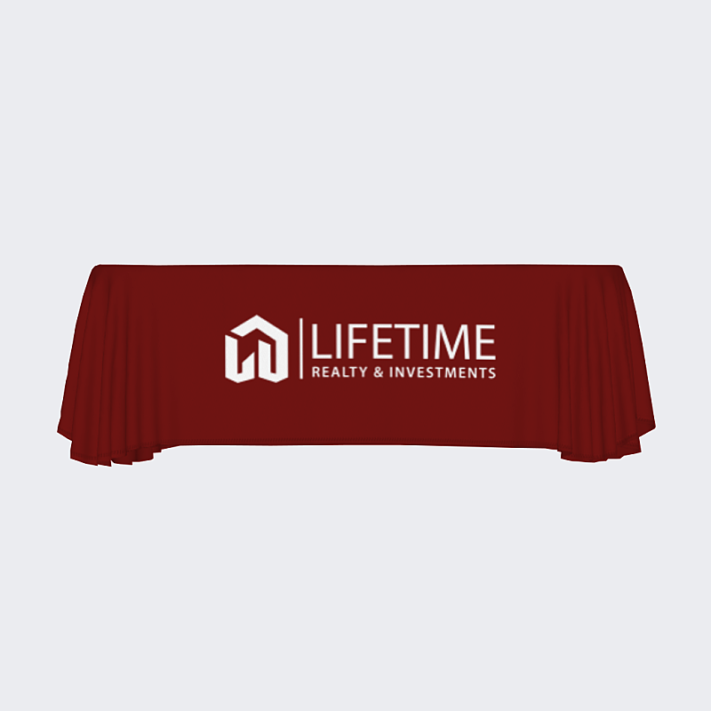 Picture of 8ft Premium Table Throw Wrinkle Free