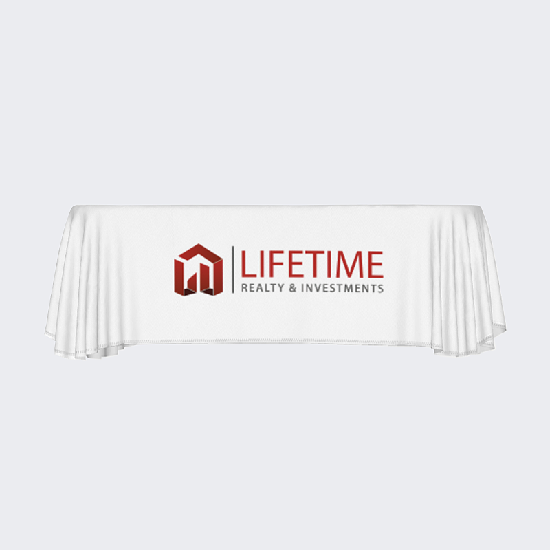 Picture of 8ft Premium Table Throw Wrinkle Free