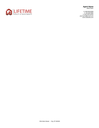 Picture of White 70lb Letterhead
